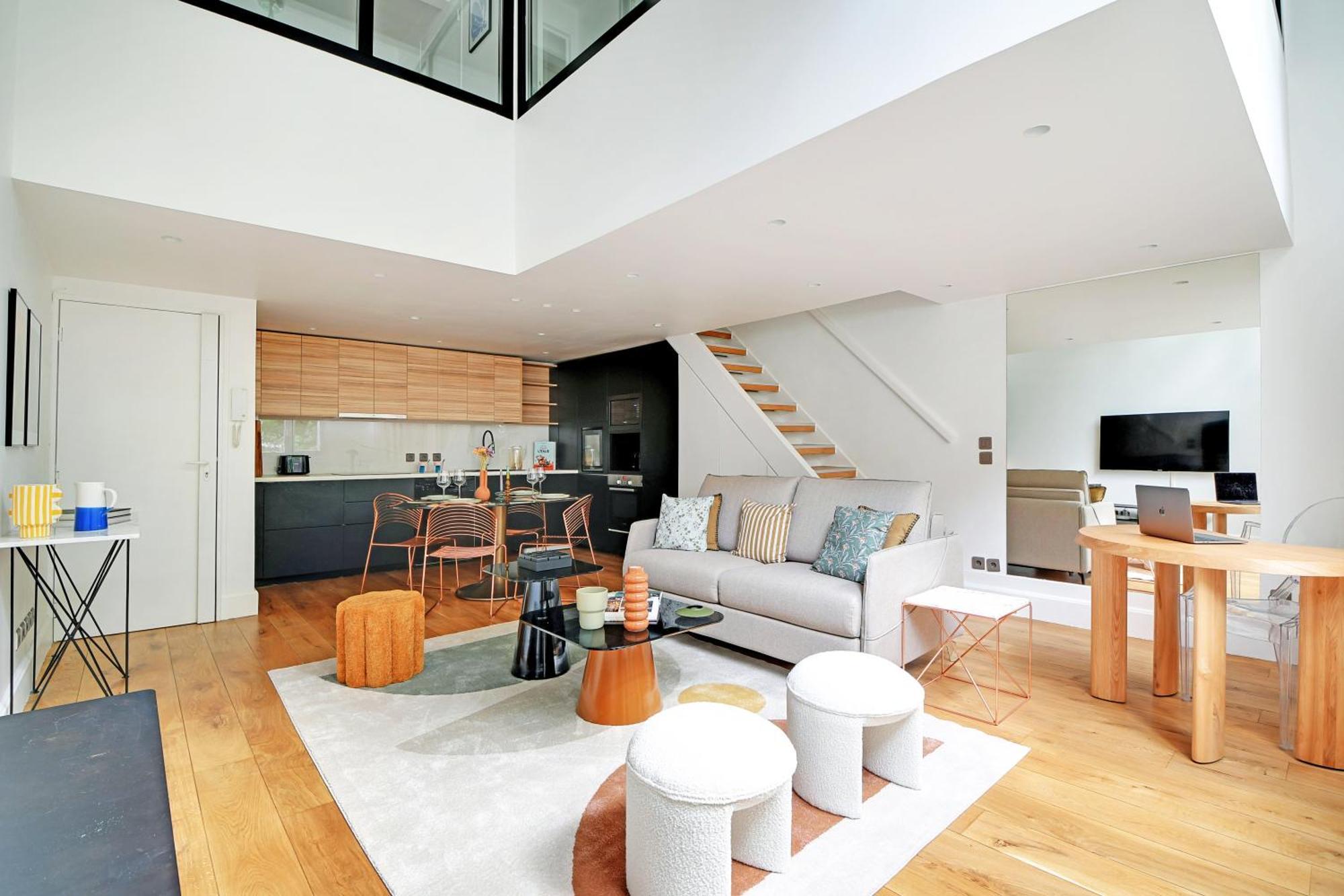 Amazing Loft 2Br - Eiffel Tower Apartment Paris Exterior photo